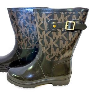 Michael Kors Logo Mid Rain Boot